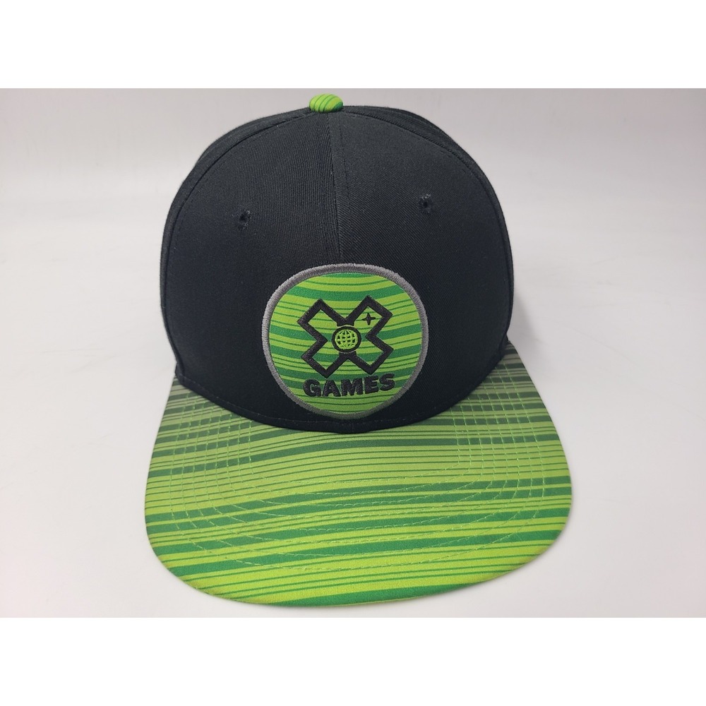 X Games Minneapolis‎ Snapback Hat Cap Snowboard Skateboard Men Women Black Green